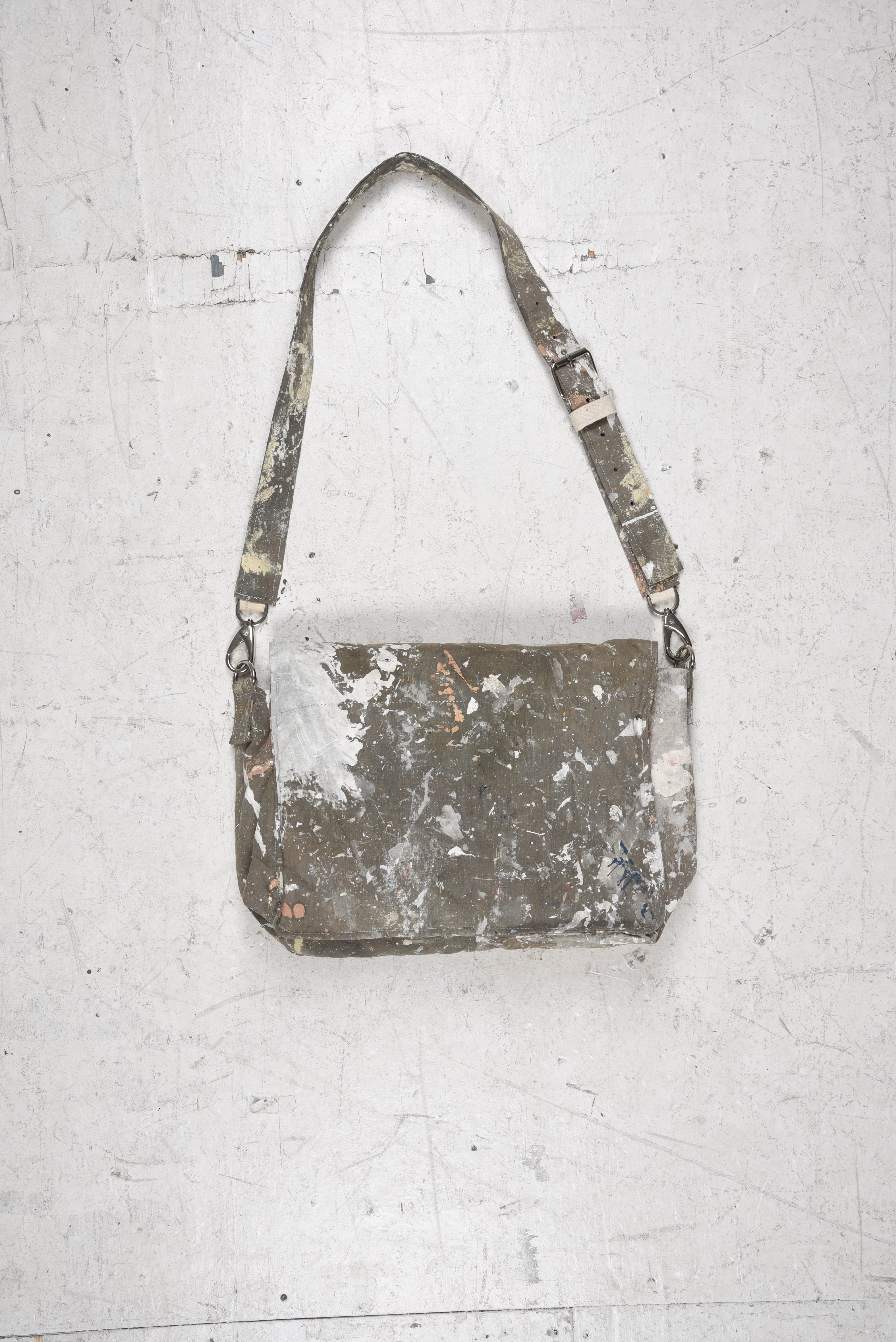 'Satchel' Drop Cloth Bag -- #17