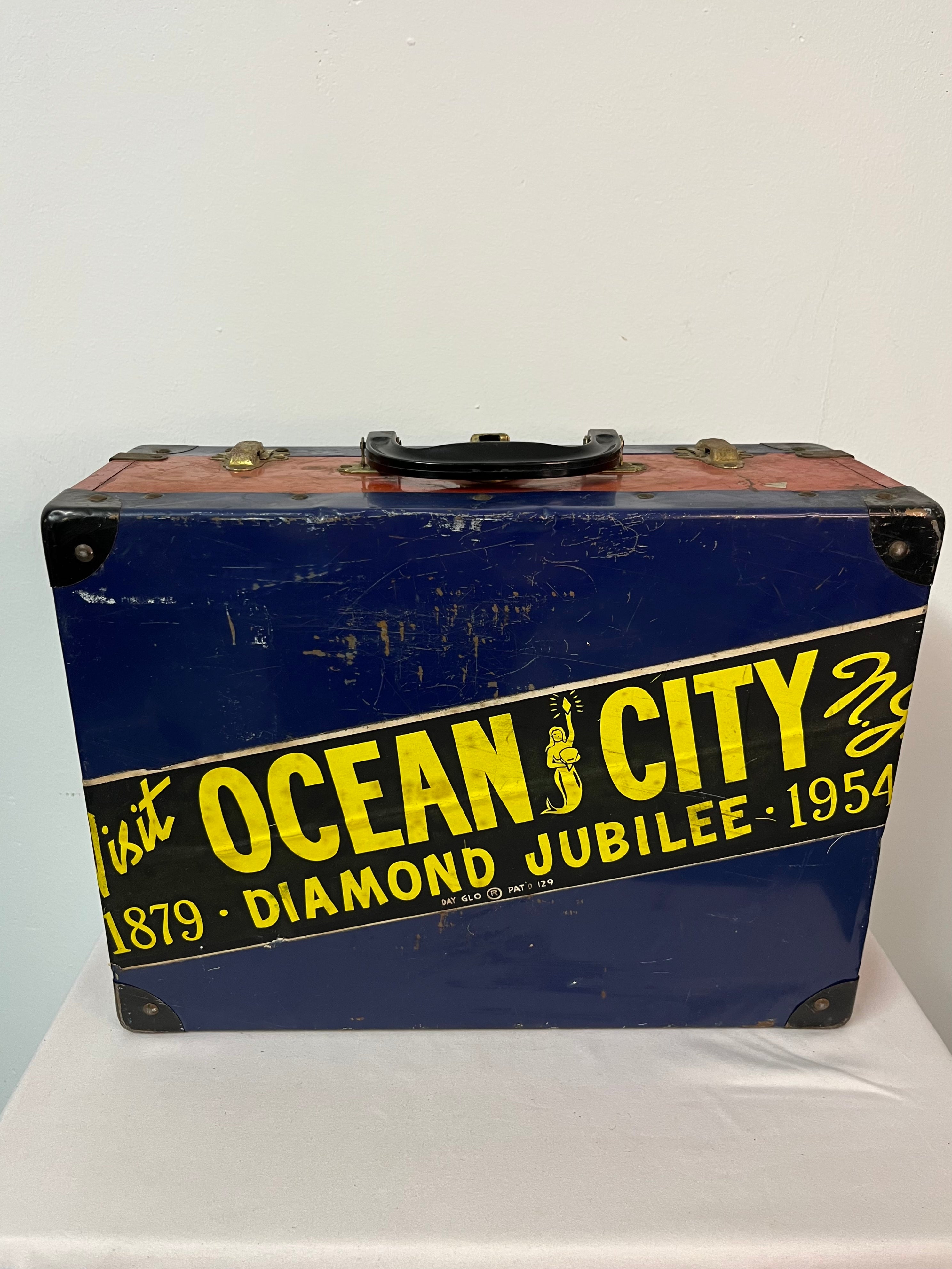 1950s Ocean City New Jersey Roller Derby Skates Case