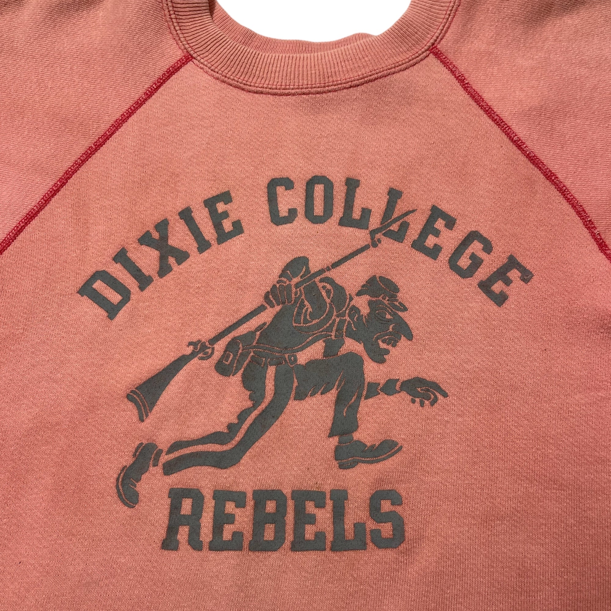 1960s Dixie College Rebels - Dust Pink - S/M