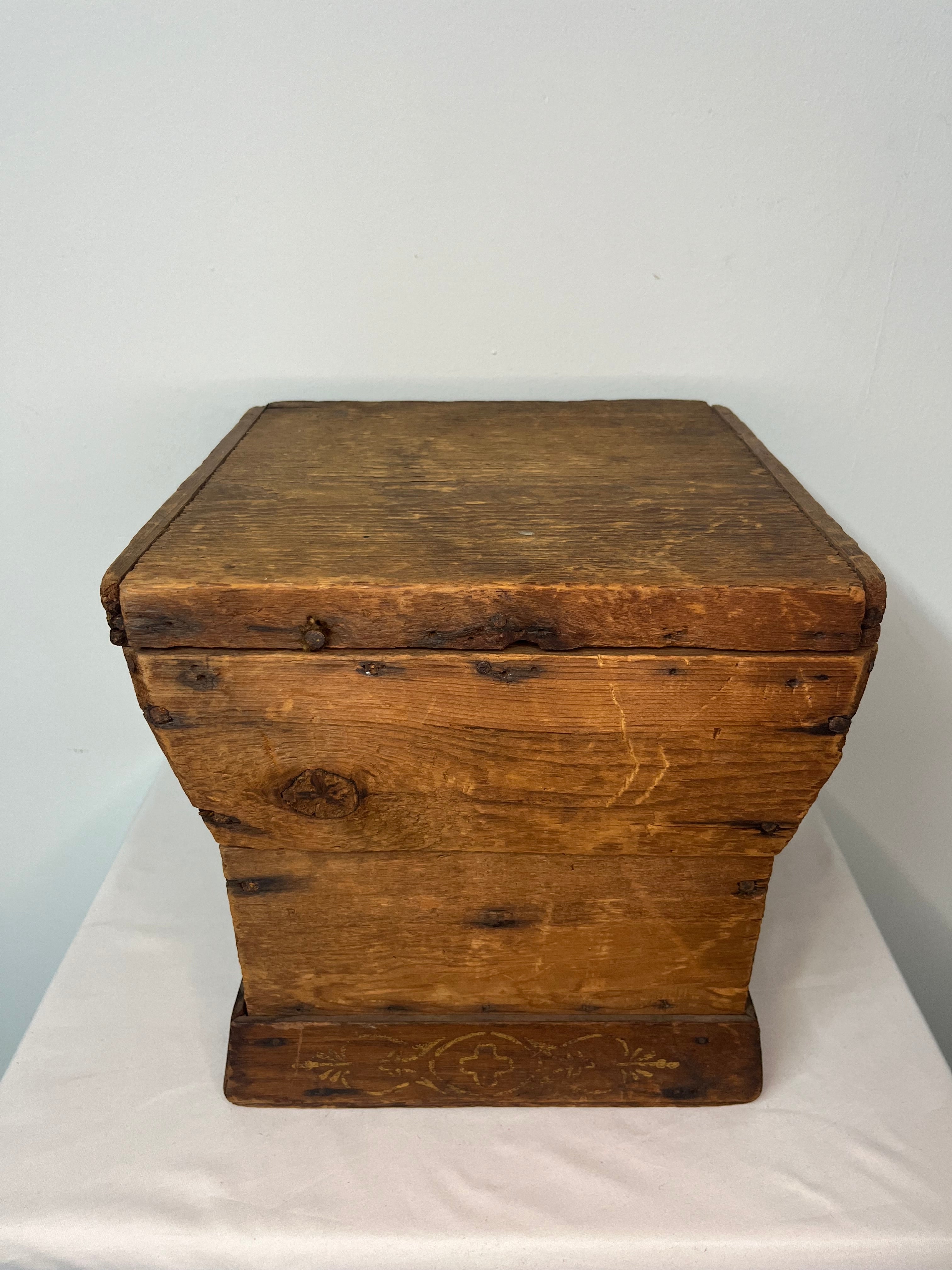 1800s Church Offerings/Confession Box From Providence, RI