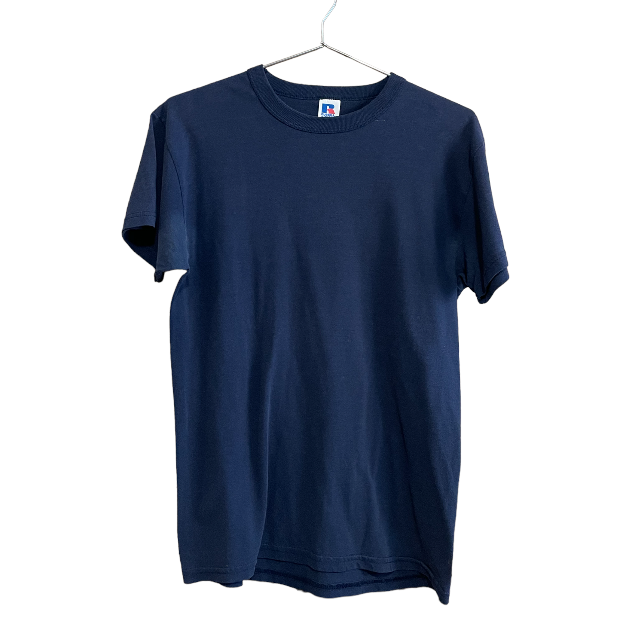 1990s Russell Athletic Tee - Navy Blue - S
