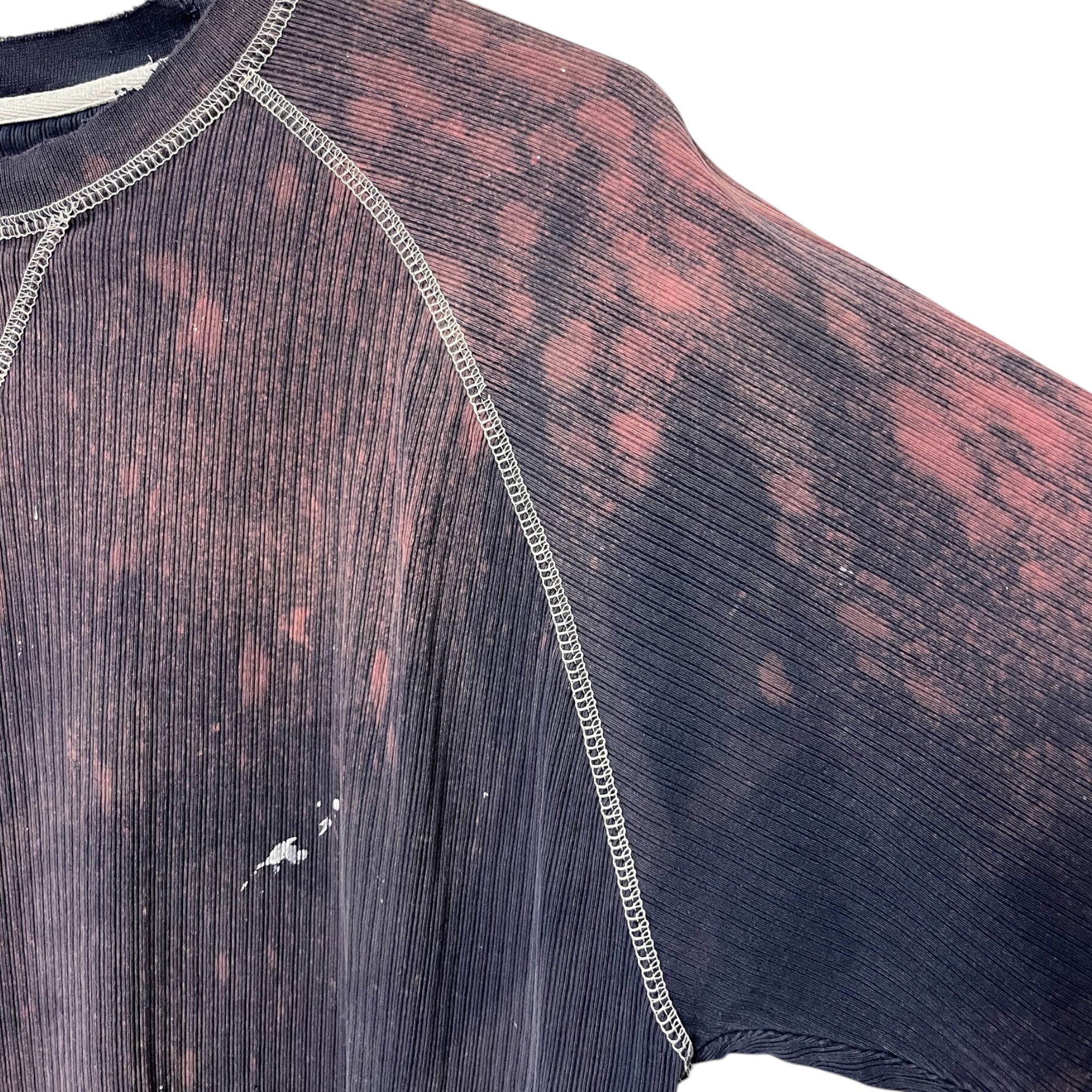 ‘90s/00s Thrashed Ribbed/Thermal Longsleeve - Faded Eggplant/Navy - L/XL