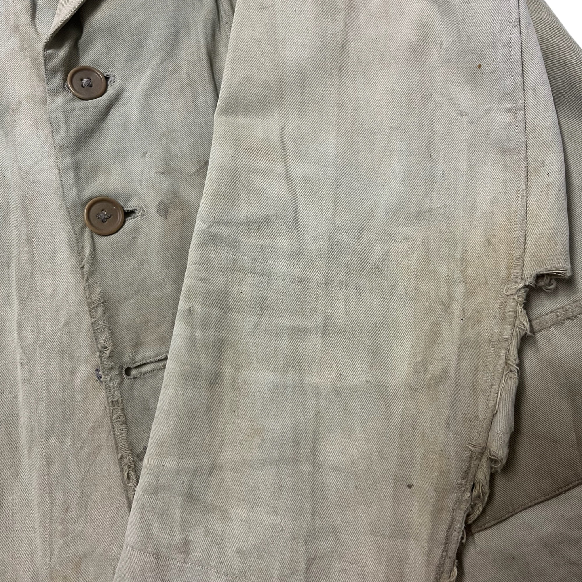 【人気セール2024】*Special* 1910s Linen French work jacket ジャケット・アウター