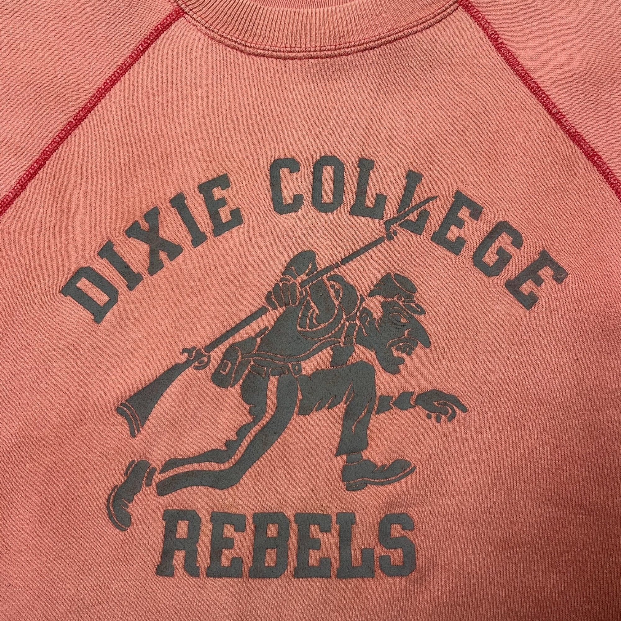 1960s Dixie College Rebels - Dust Pink - S/M
