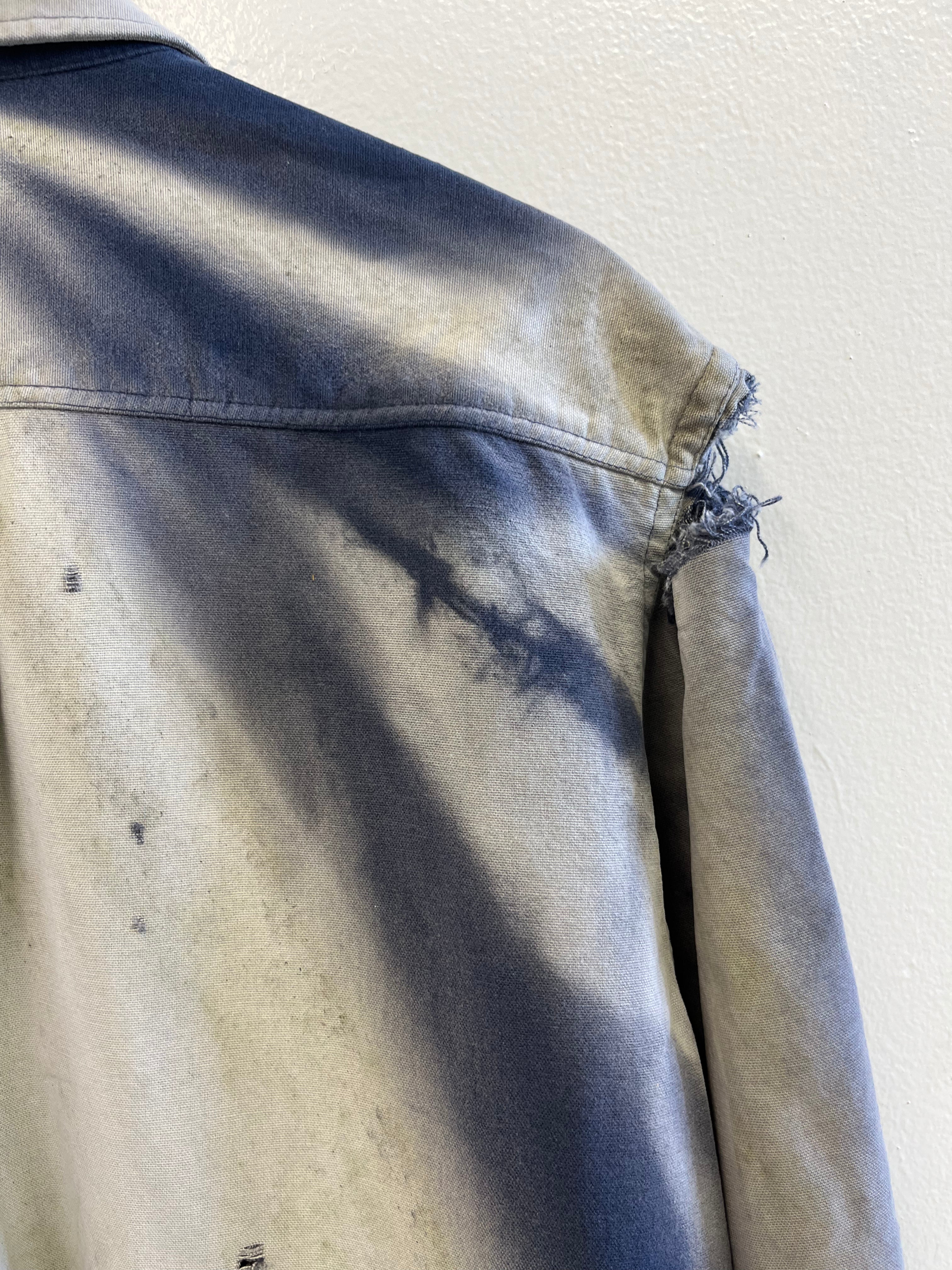 1980/90s LL Bean Sun Drenched & Thrashed Heavy Cotton Shirt - M/L