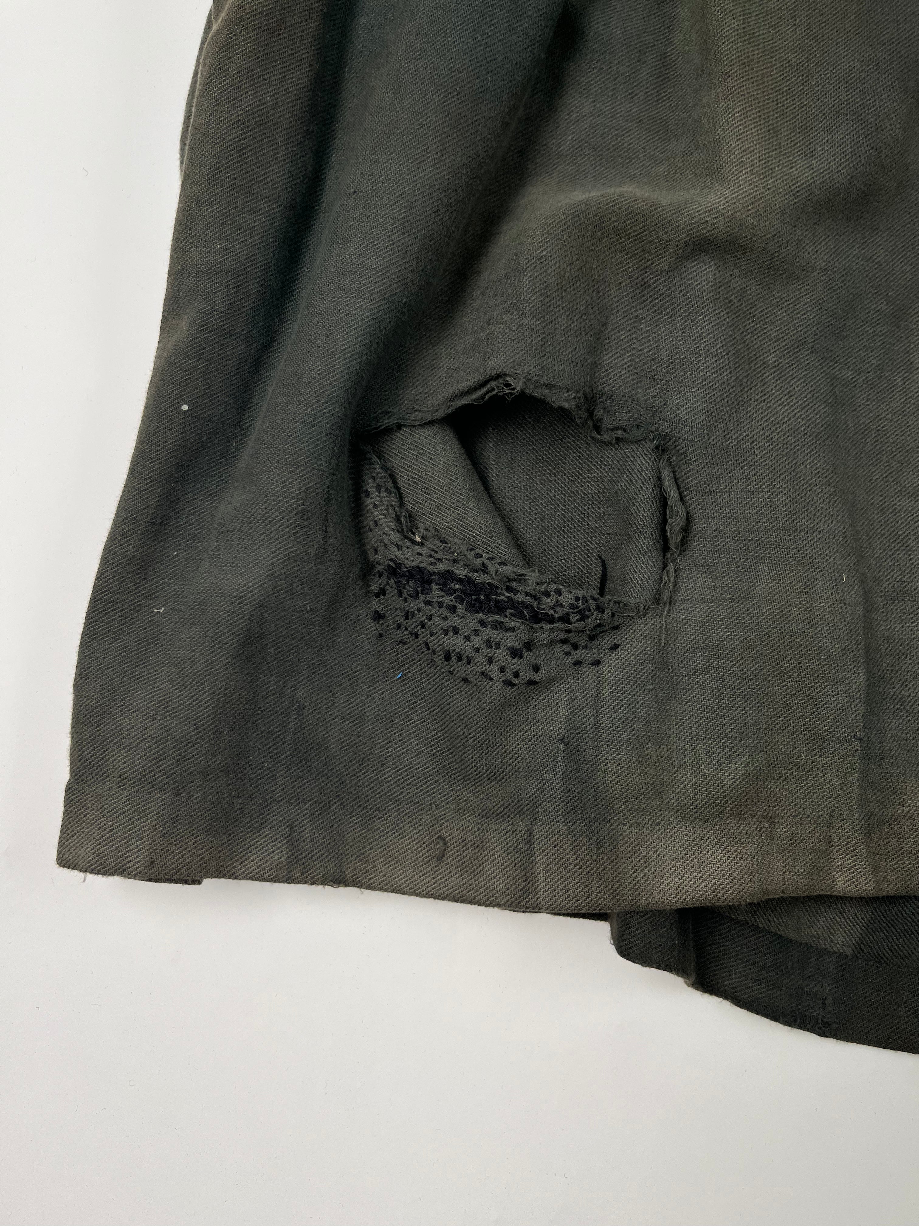 1910/20s French Peasant Skirt - Faded Black - 32