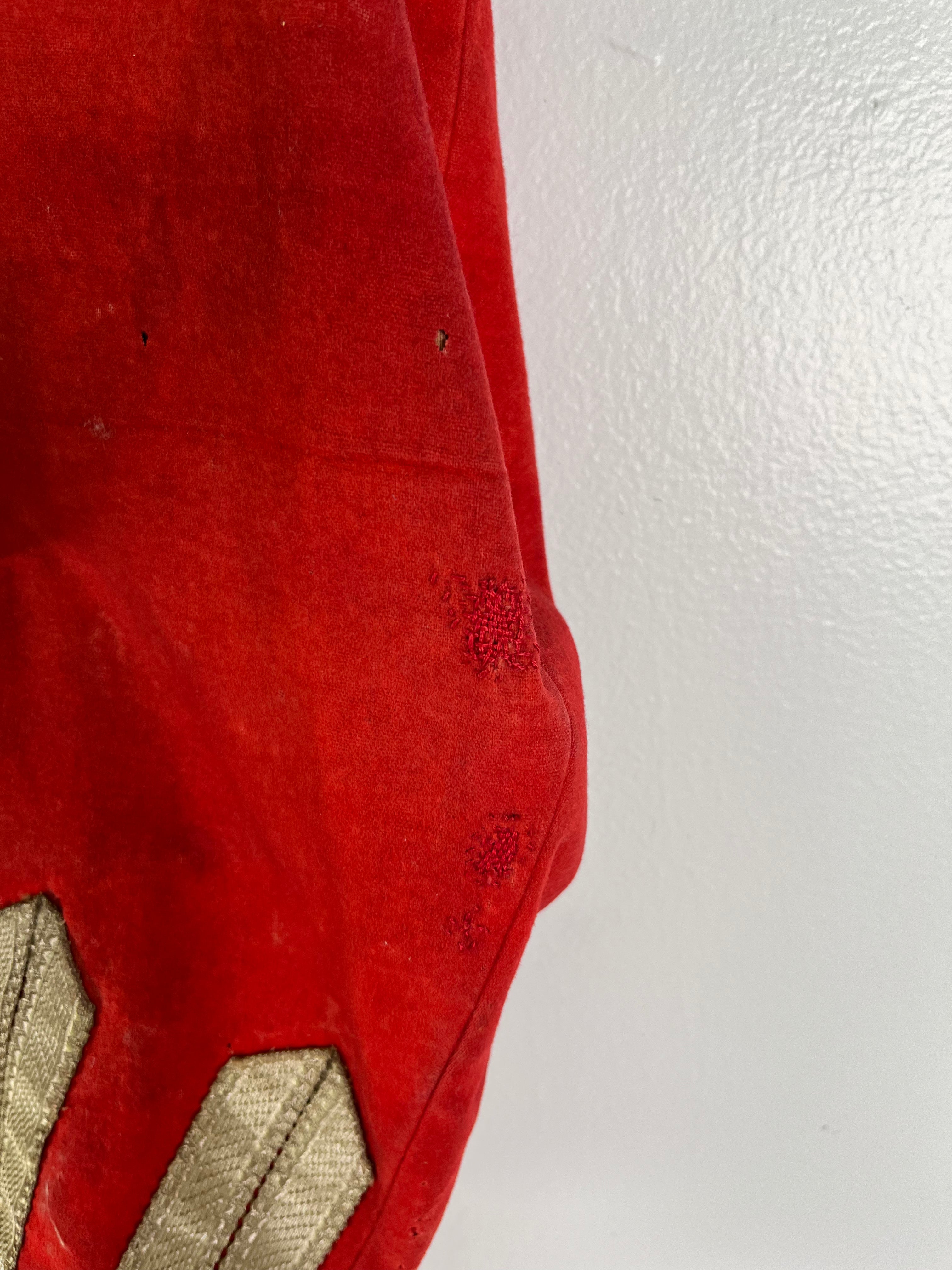 19th Century (1800s) Swiss Guard Church Uniform/Jacket with Sash - Deep Red - 38S