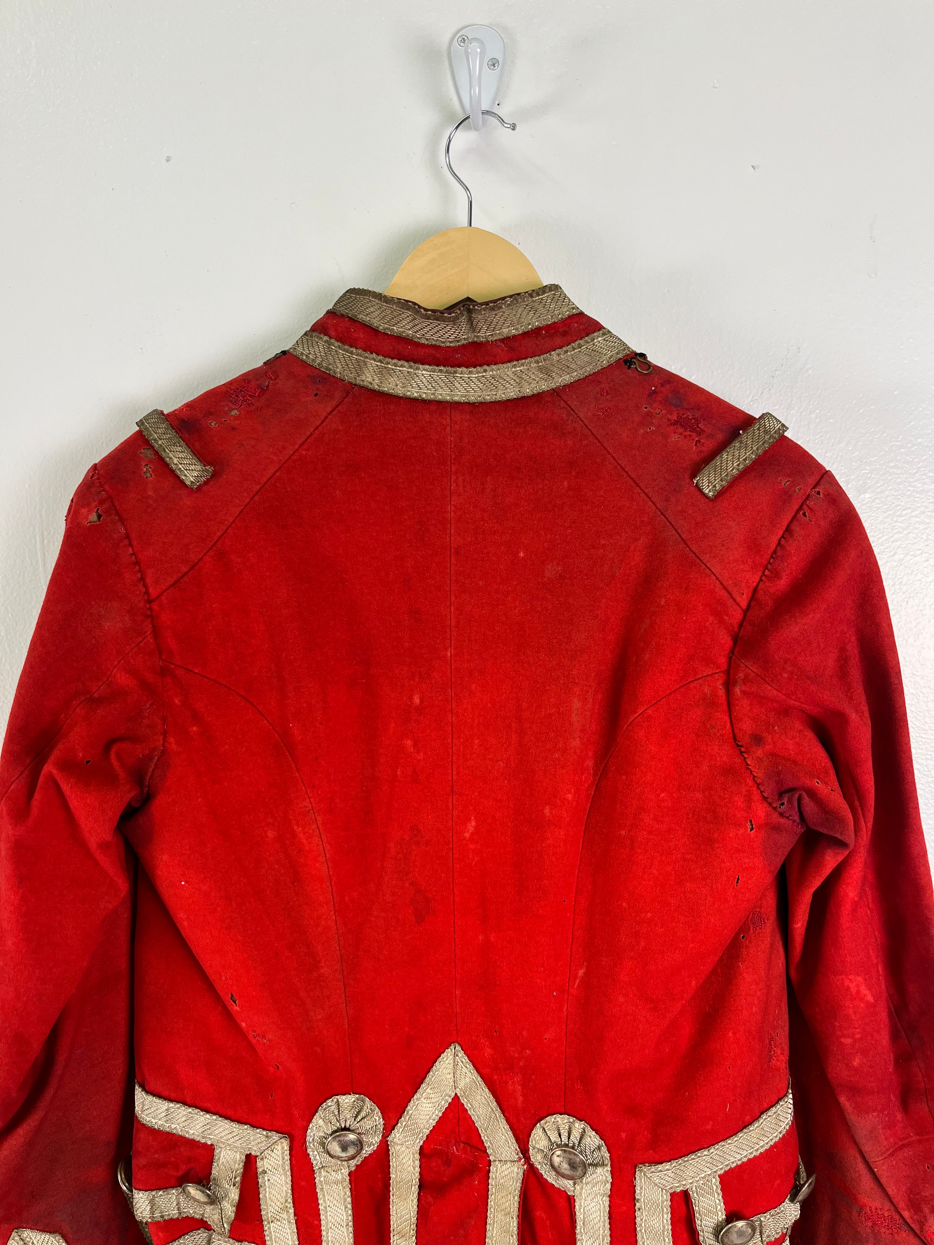 19th Century (1800s) Swiss Guard Church Uniform/Jacket with Sash - Deep Red - 38S