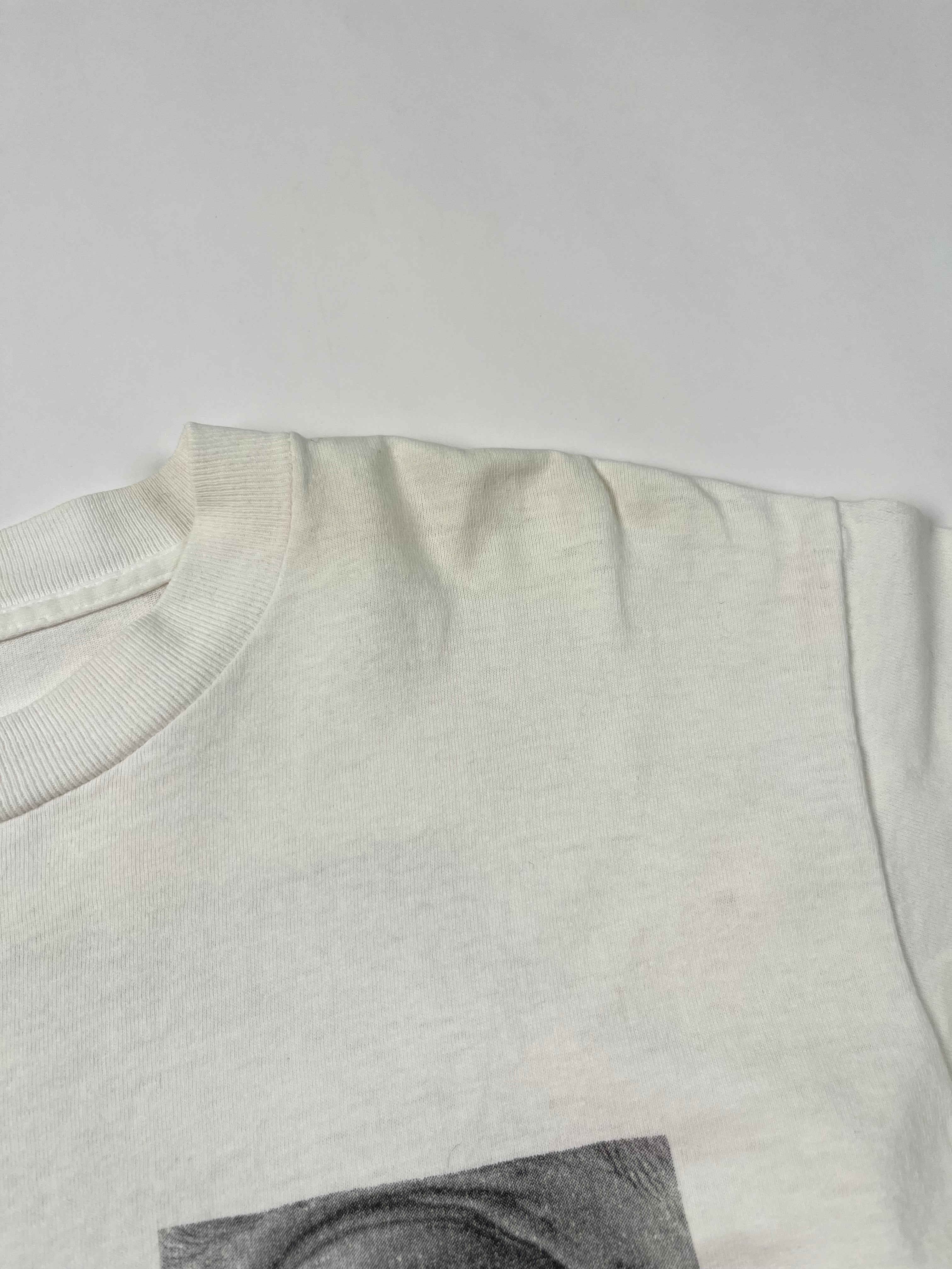 1991 MC Escher 'Skull in Eye' Longsleeve T-Shirt - White - L