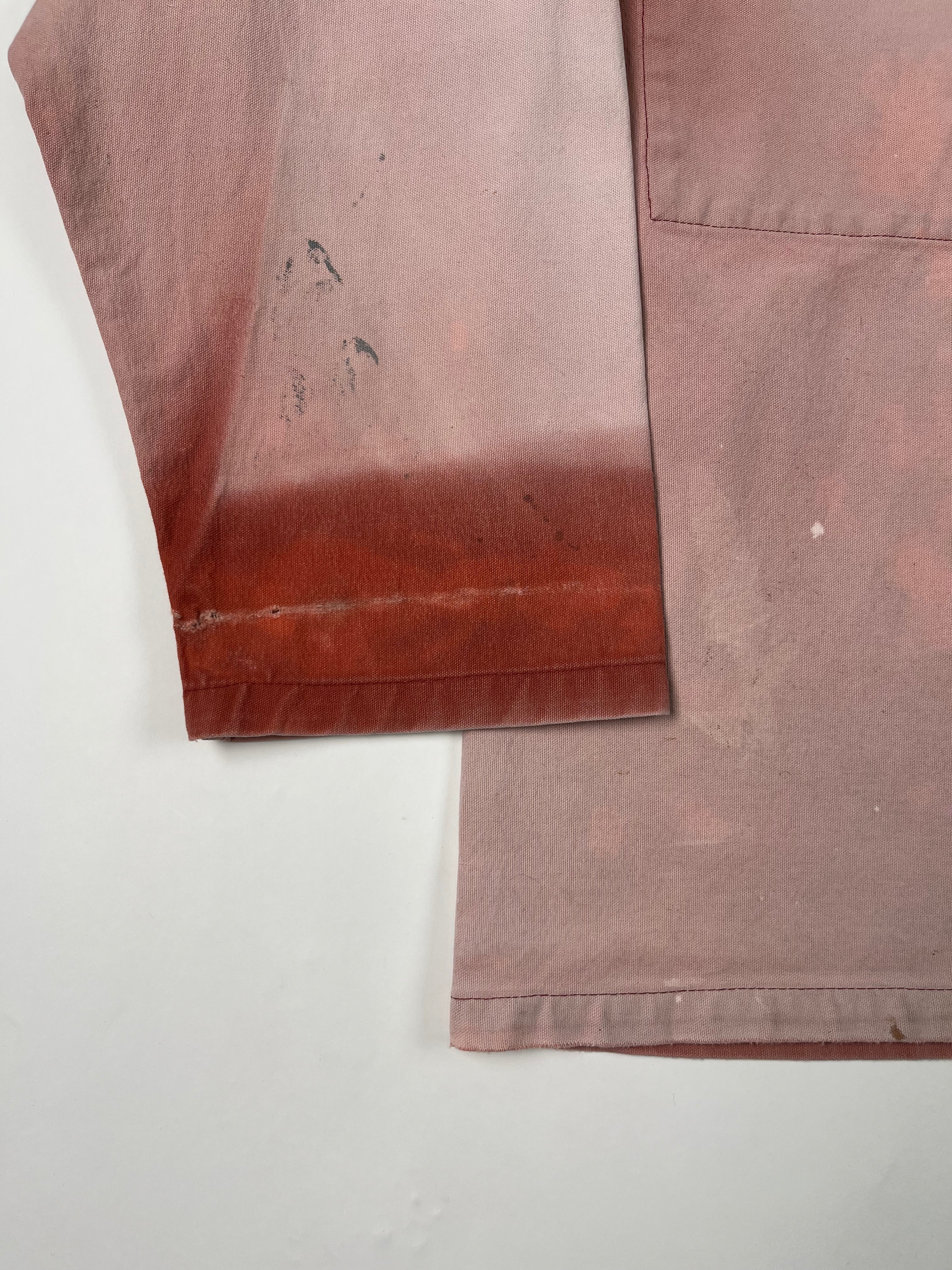 1970s French Fisherman Smock 'Le Glazik' - Faded Pink - L/48