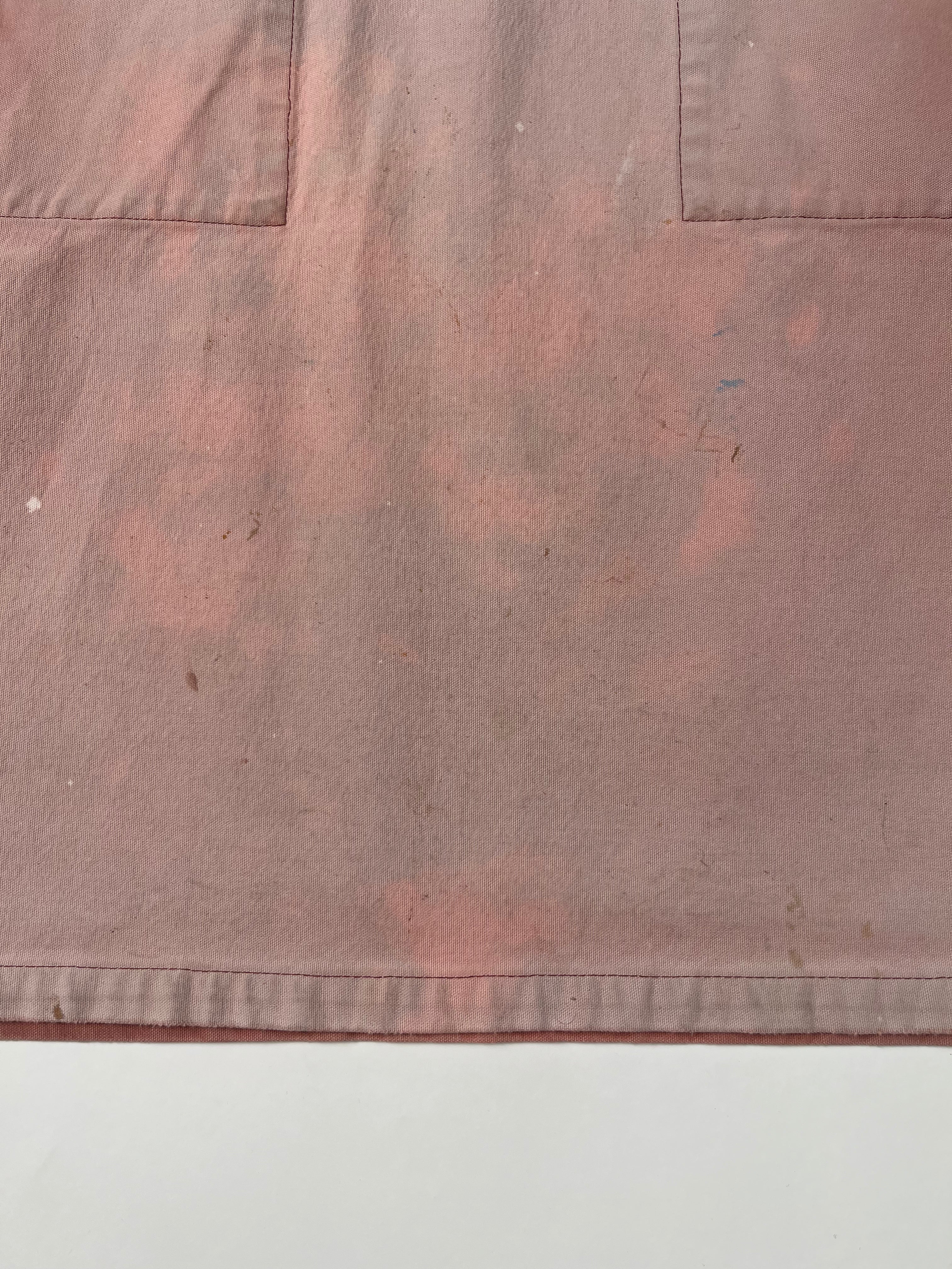 1970s French Fisherman Smock 'Le Glazik' - Faded Pink - L/48