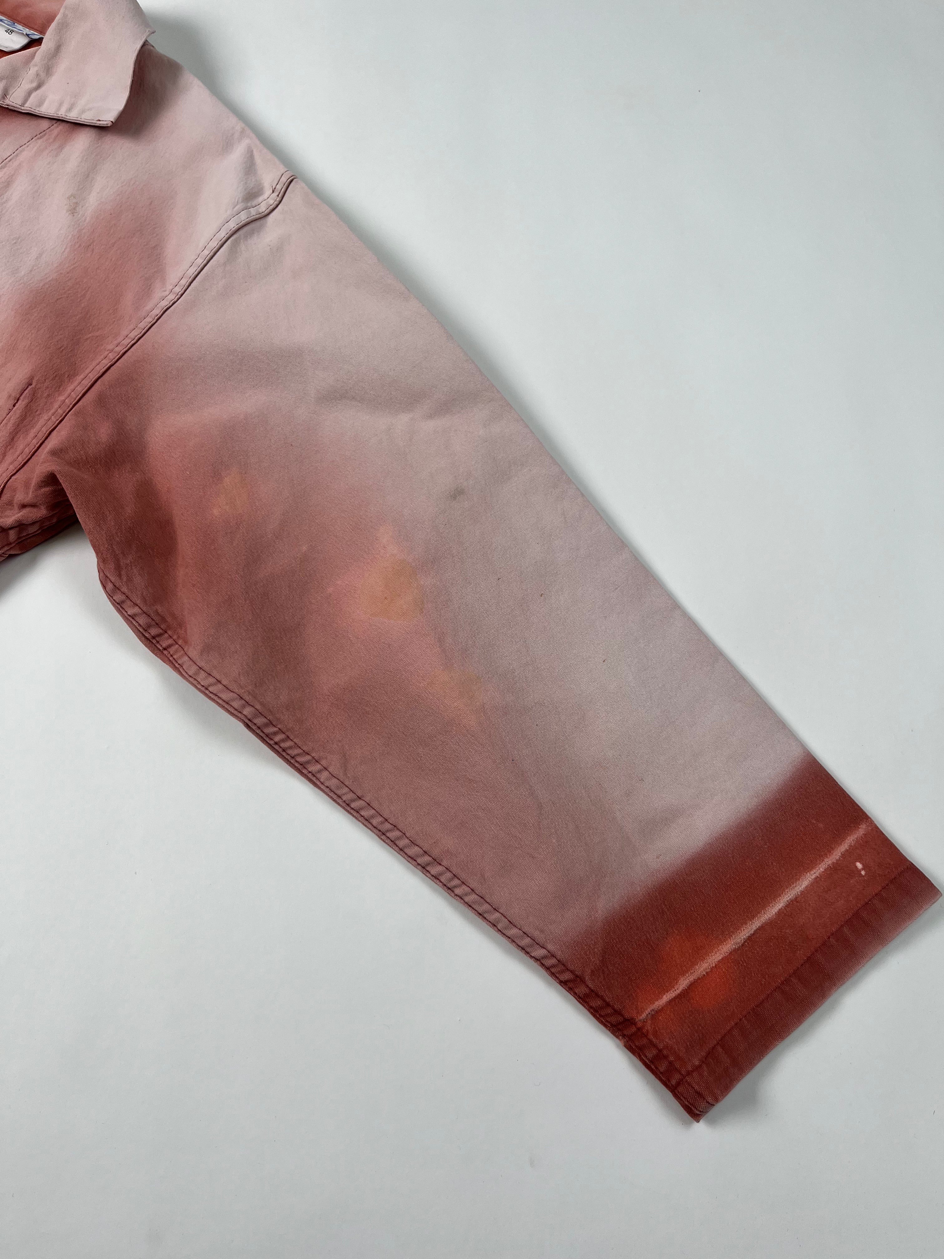 1970s French Fisherman Smock 'Le Glazik' - Faded Pink - L/48