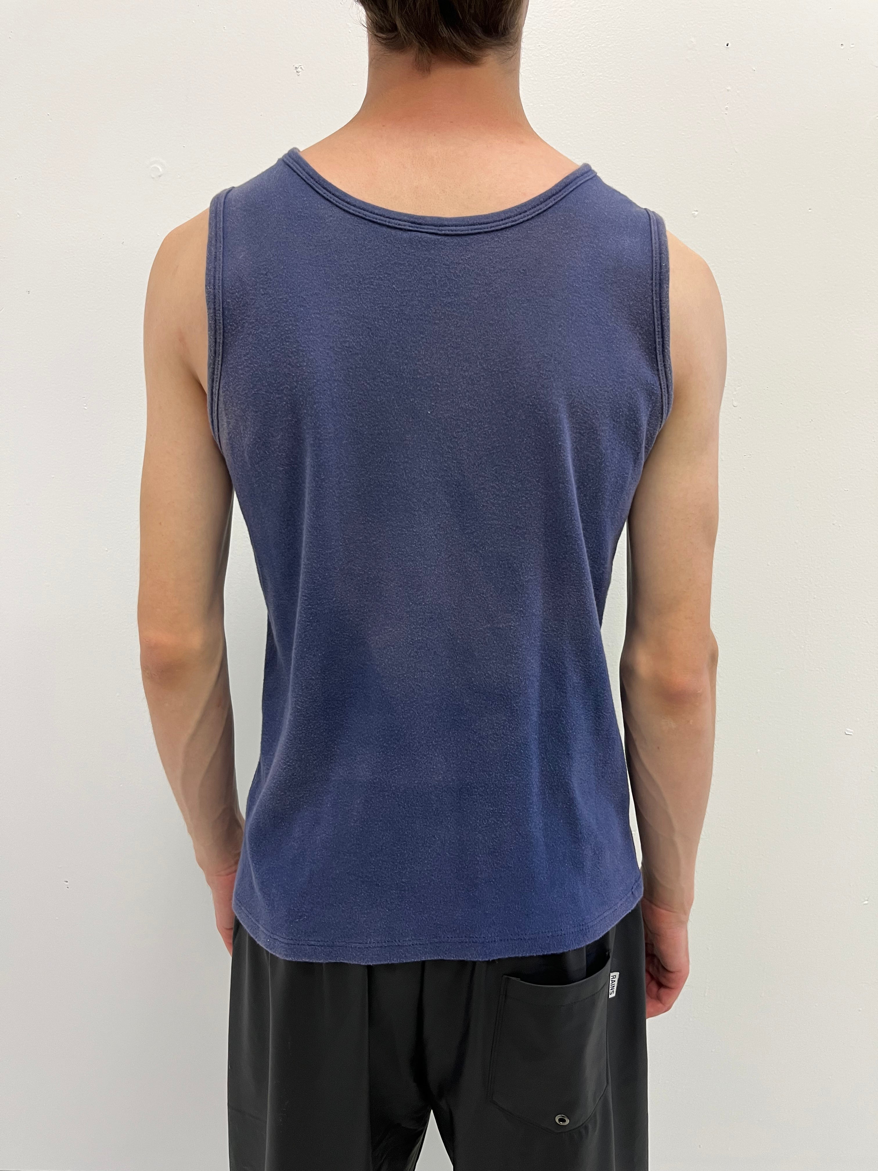 1950/60s French Work Tank - Dark Indigo - M/L