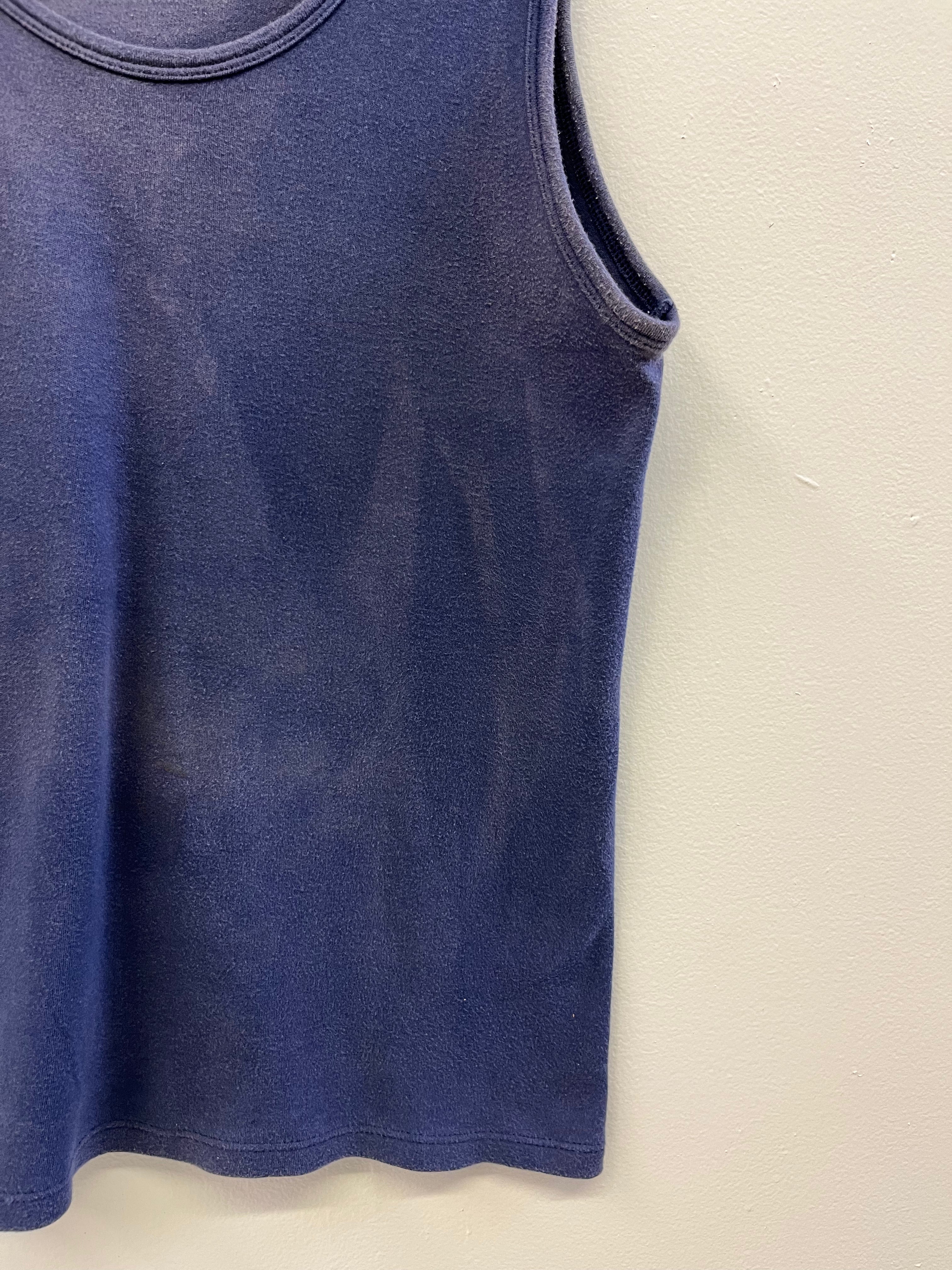 1950/60s French Work Tank - Dark Indigo - M/L