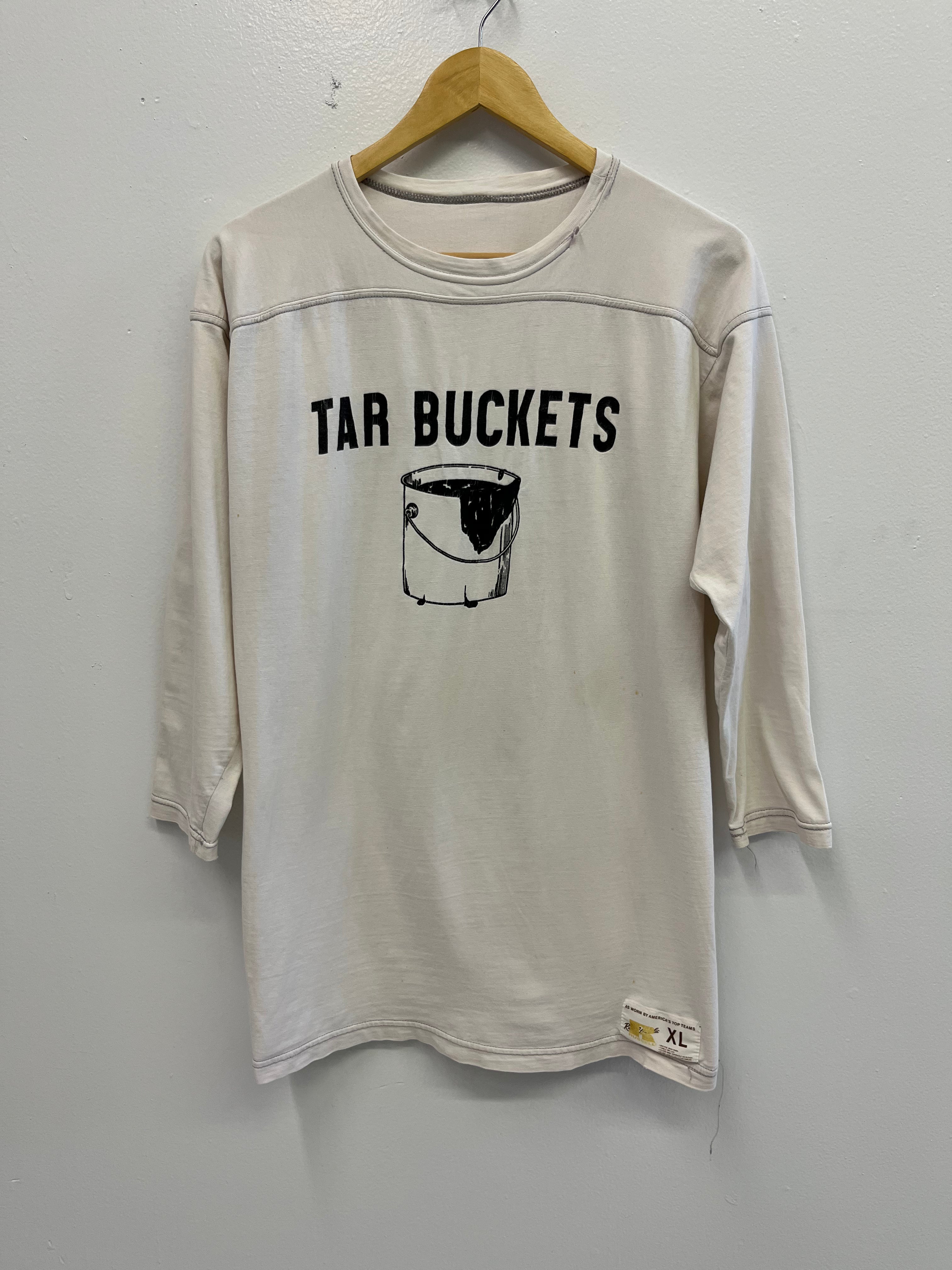 1960s Tar Buckets Football Shirt - Natural White - XL