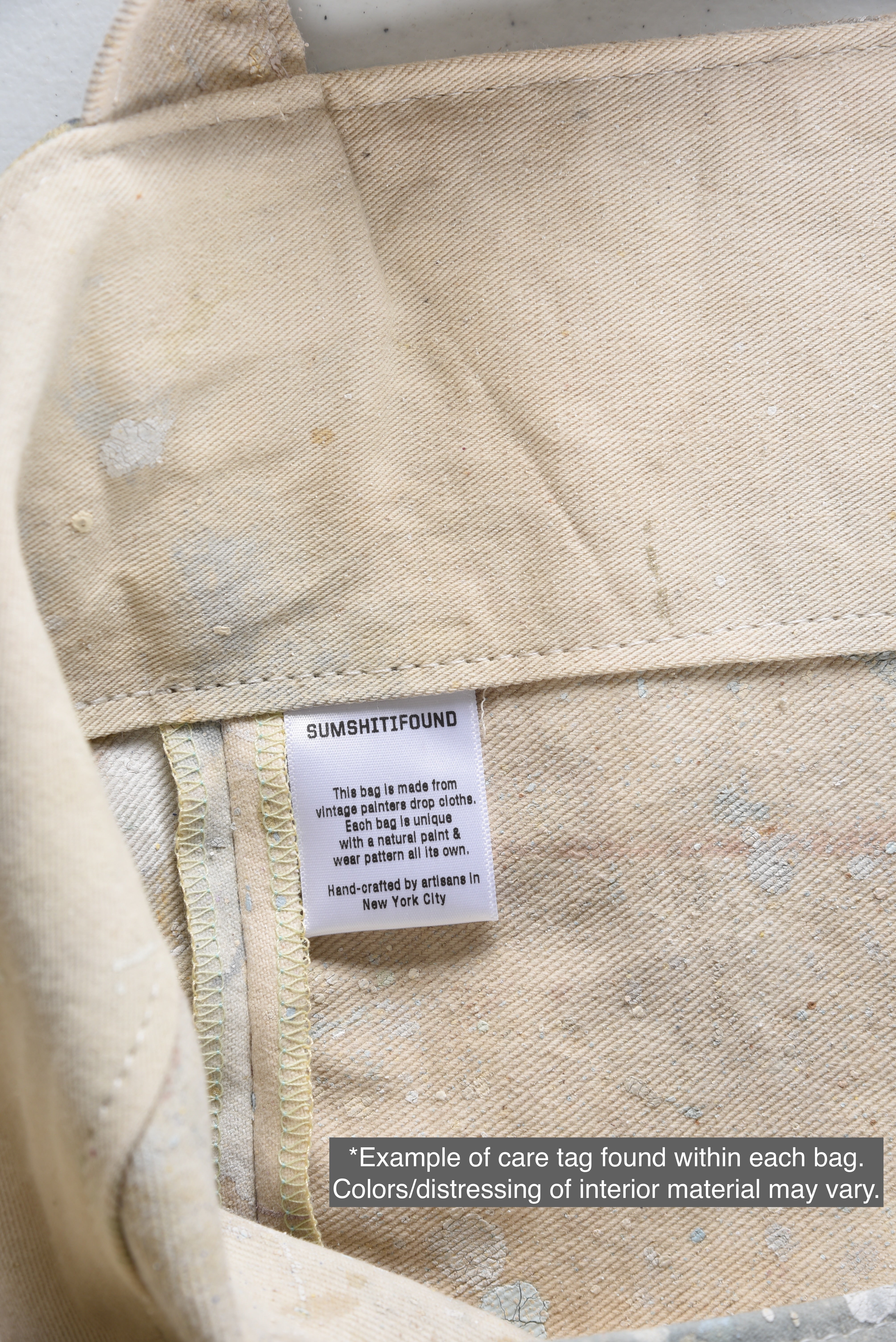 'Newsman' Drop Cloth Bag -- #2