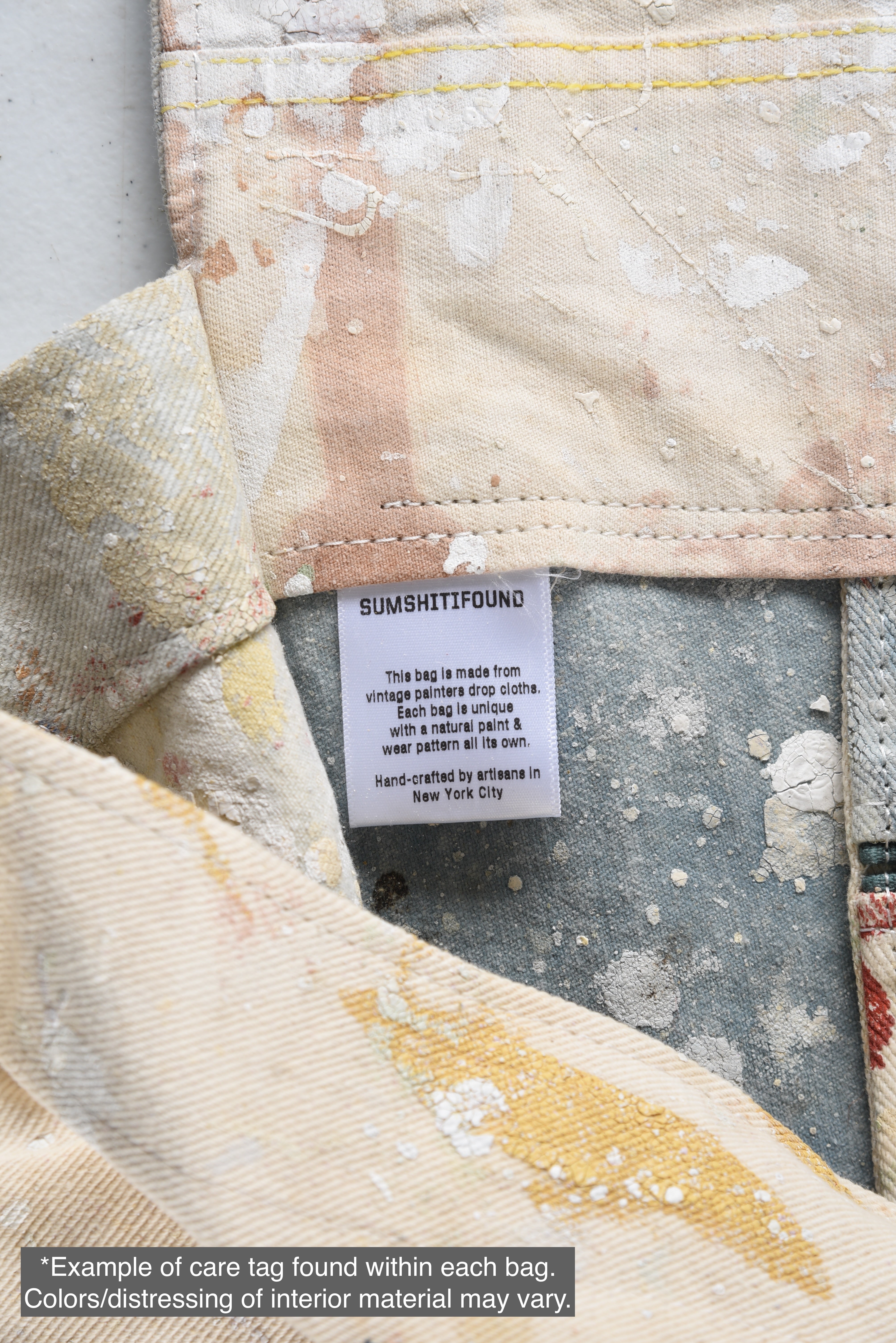 'Satchel' Drop Cloth Bag -- #1