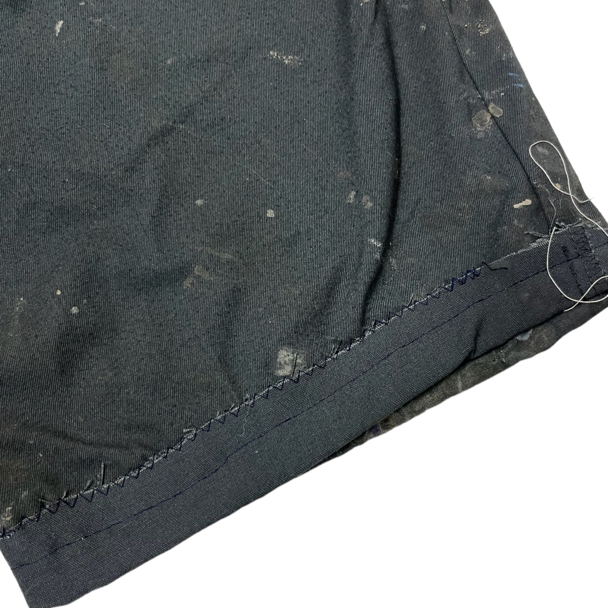 Black Impasto Painter Work Shorts Solluf Brand - Black/Paint - 32”