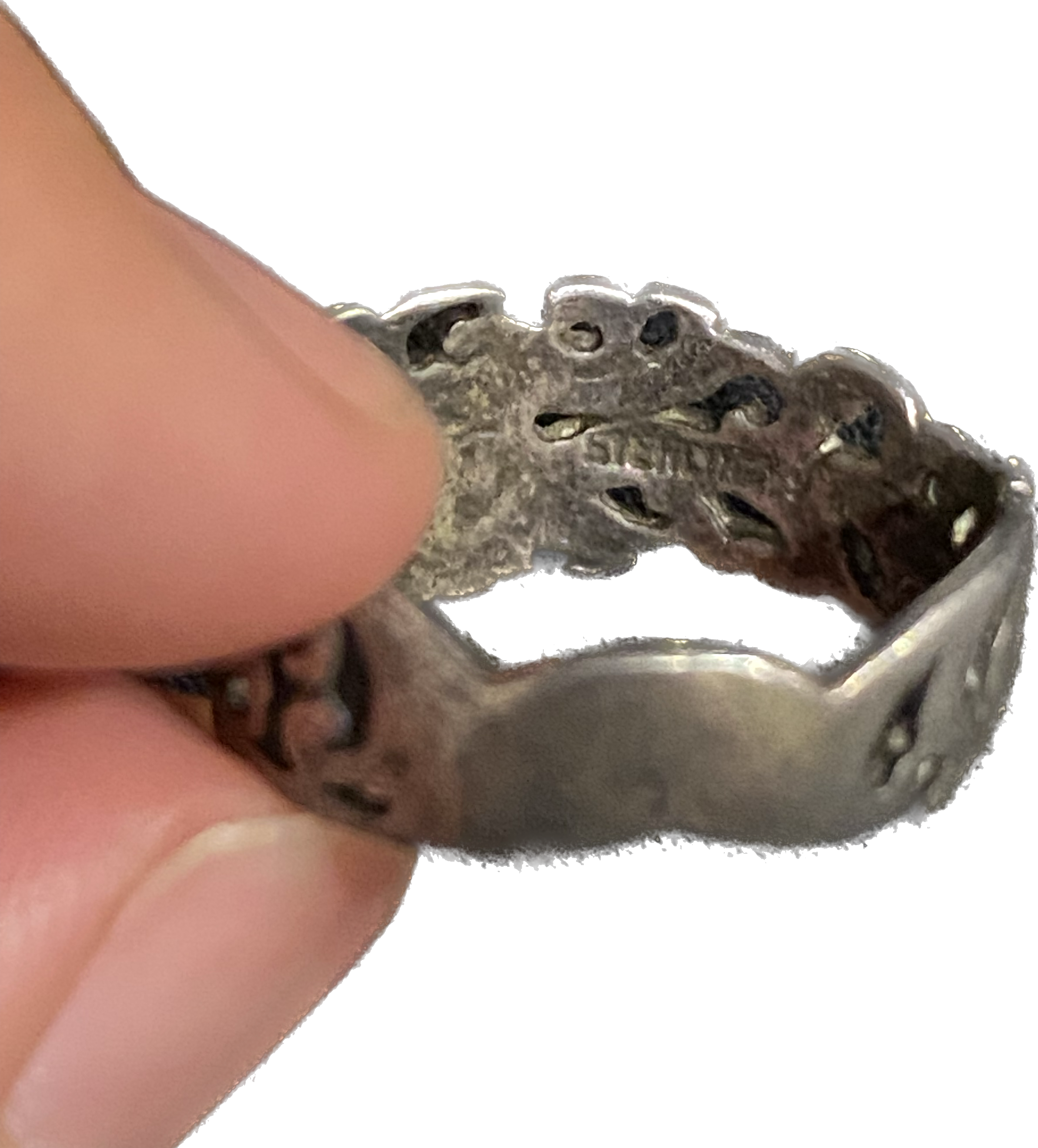 Ethereal Ghastly Face Ring - Sterling Silver .925