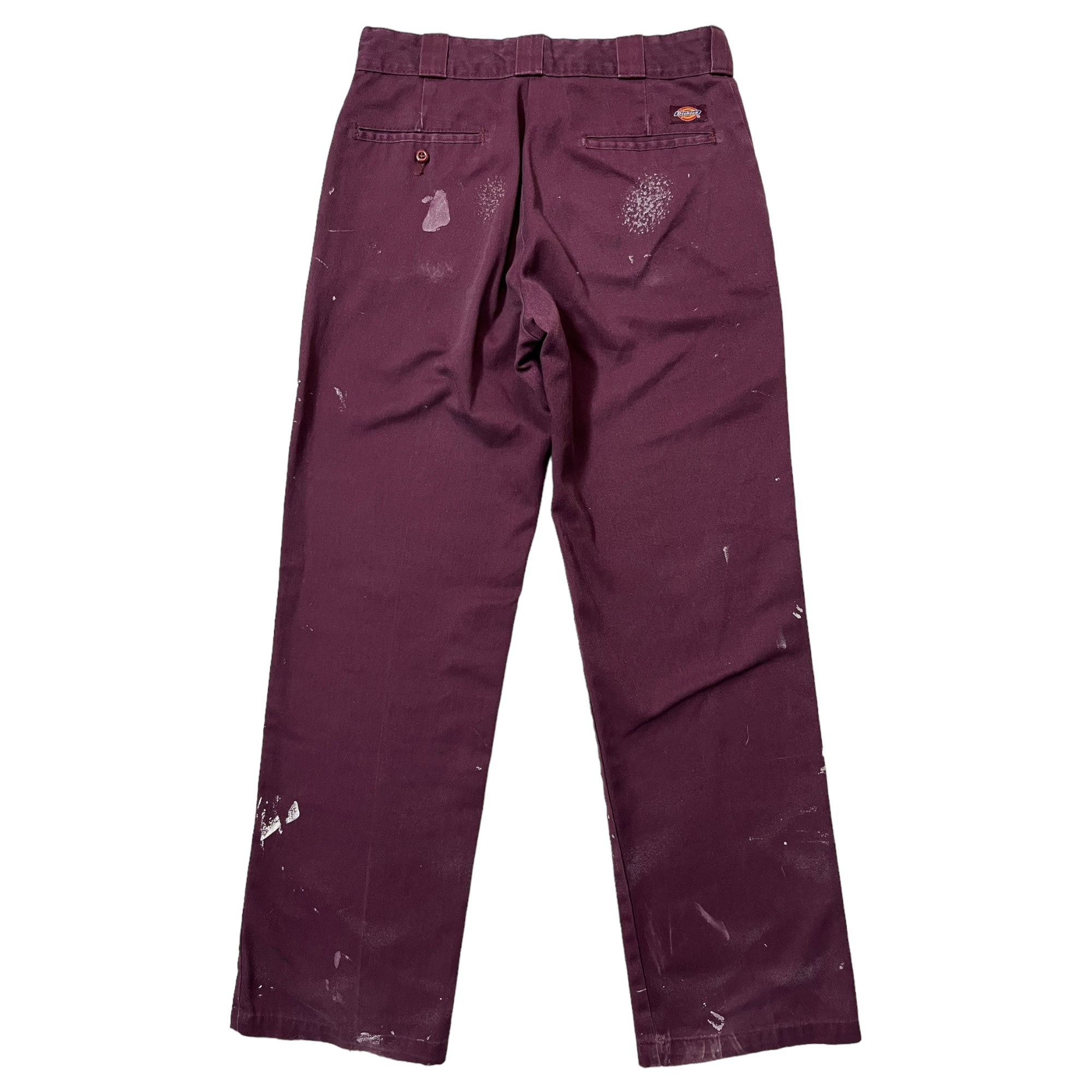 Late 90s Dickies 874 Work Trousers - Faded Bordeaux - 32x30