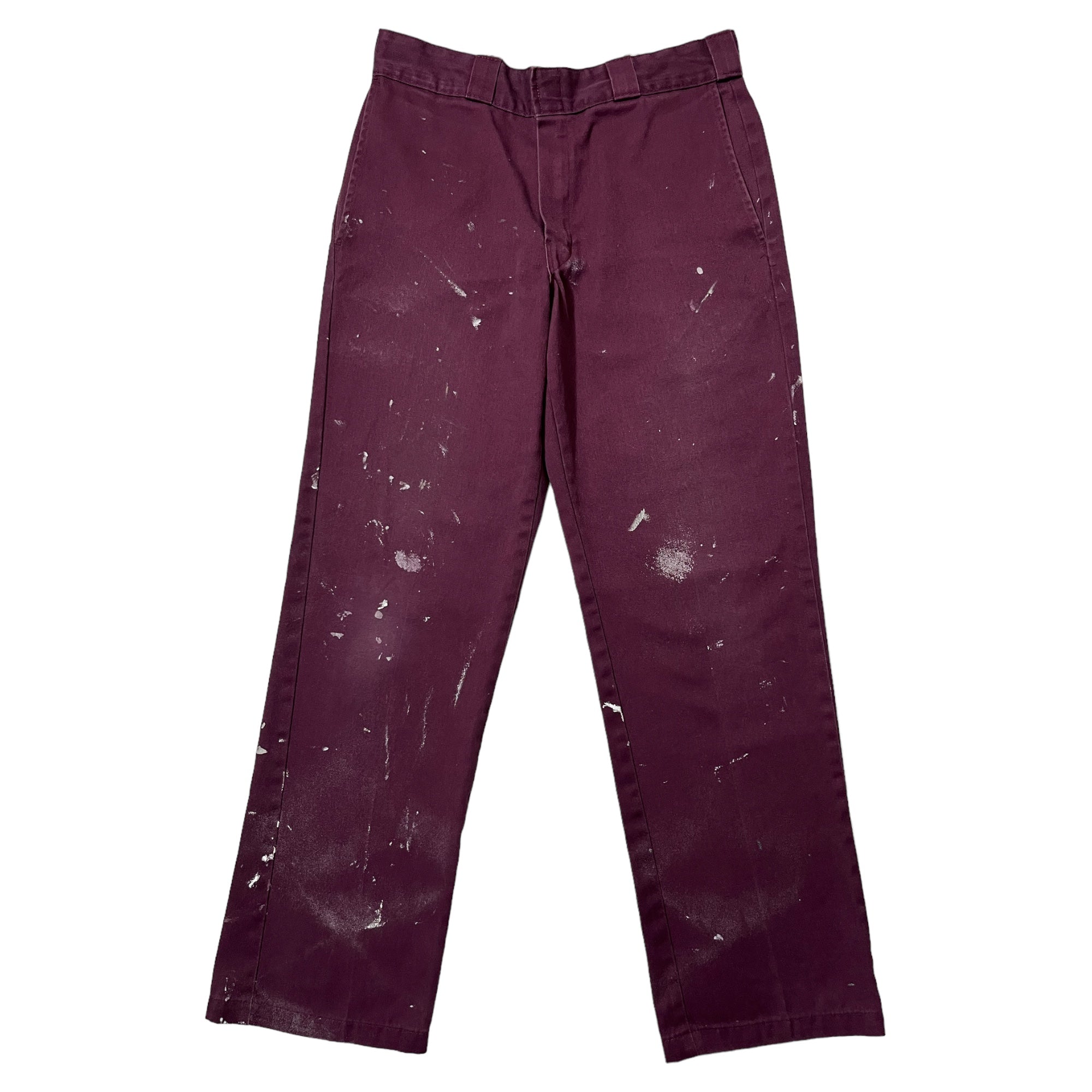 Late 90s Dickies 874 Work Trousers - Faded Bordeaux - 32x30