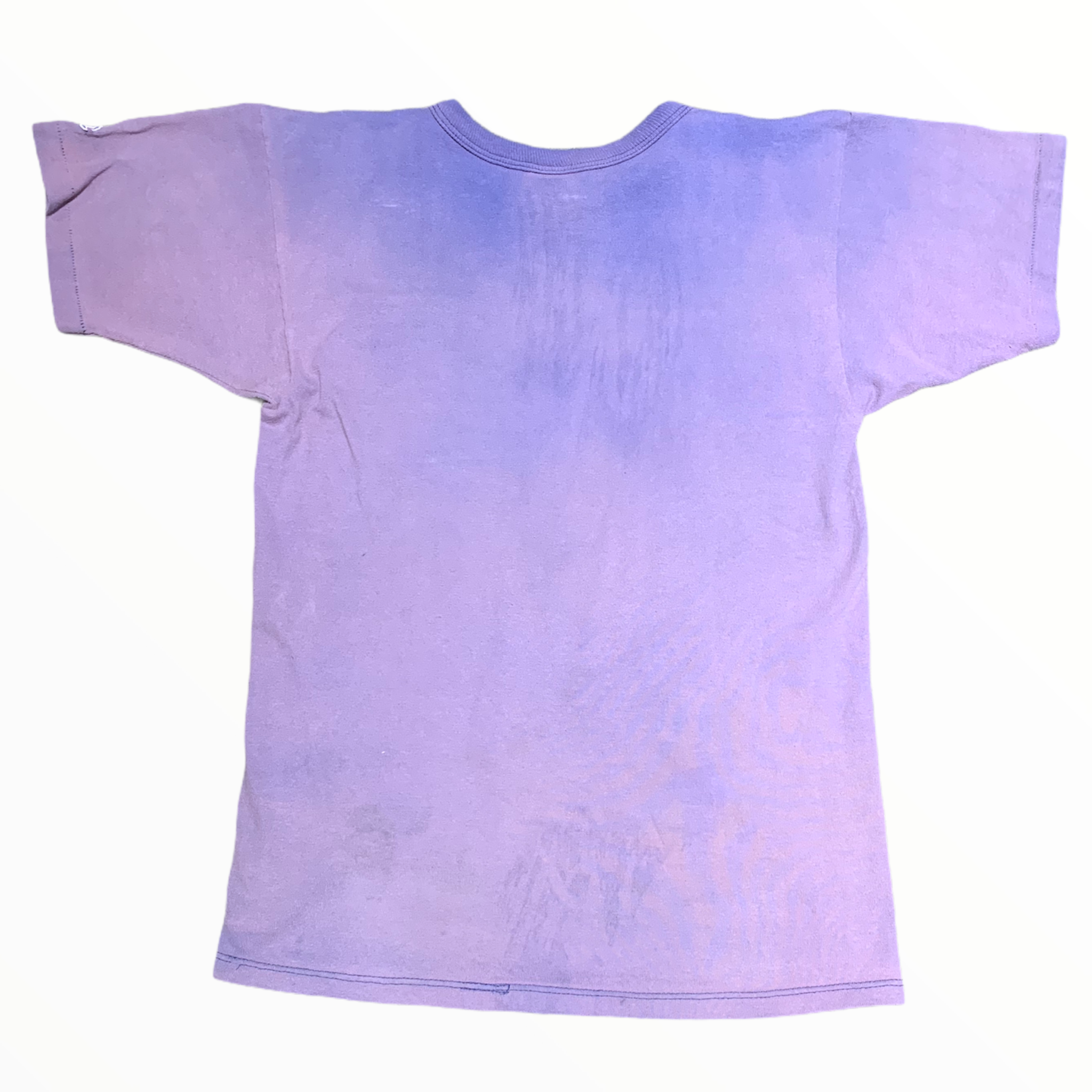 Vintage Faded Champion T-Shirt - Blue/Purple - S/M