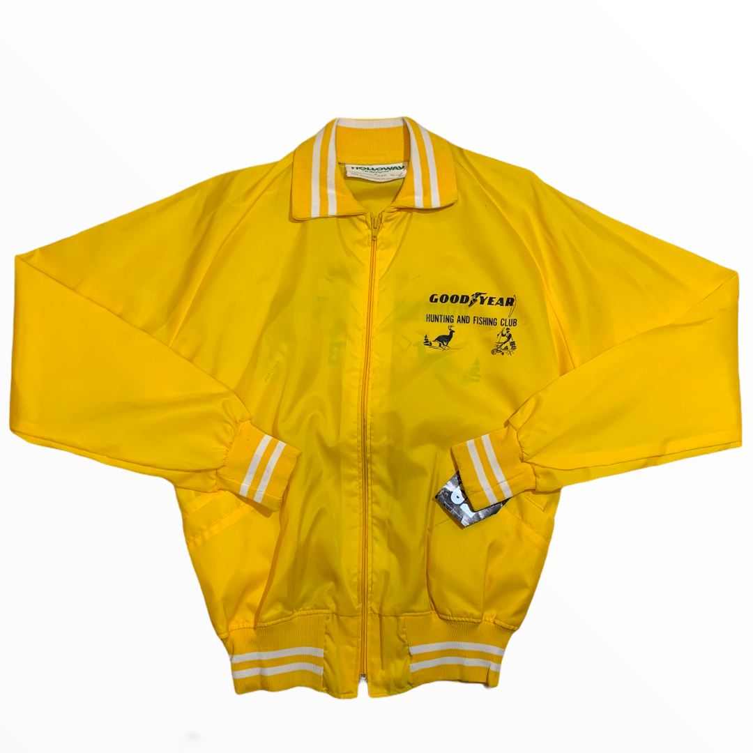 Goodyear Hunting and Fishing Club Jacket new w/ tags- Yellow - S/M –  Sumshitifound