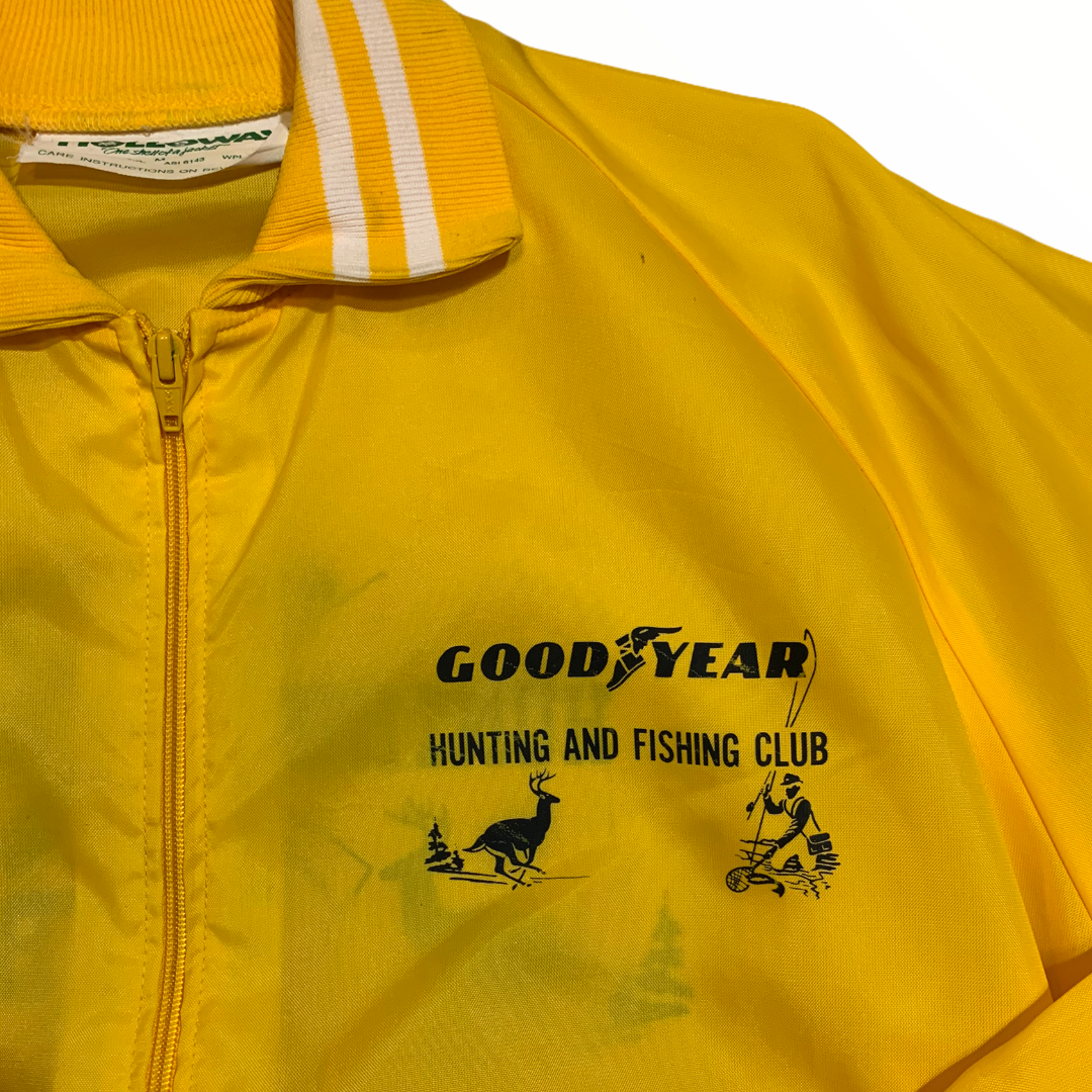 Goodyear Hunting and Fishing Club Jacket new w/ tags- Yellow - S/M