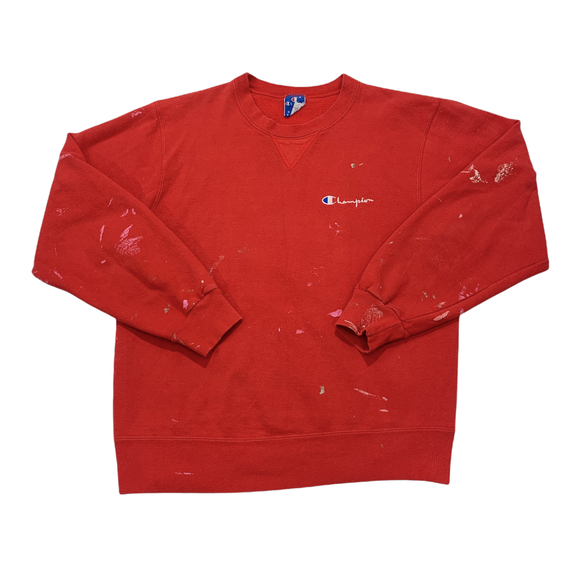 Champion Painter Crewneck Sweatshirt - Red - S/M