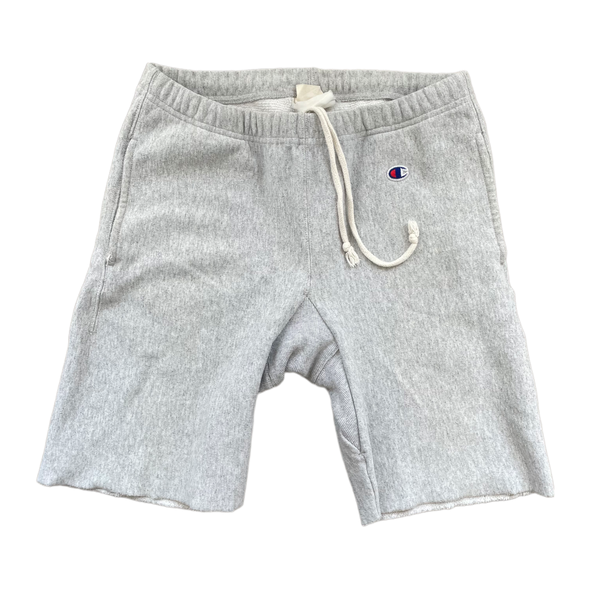 Early 80s Cut-off Champion Reverse Weave Shorts - Heather Grey - S