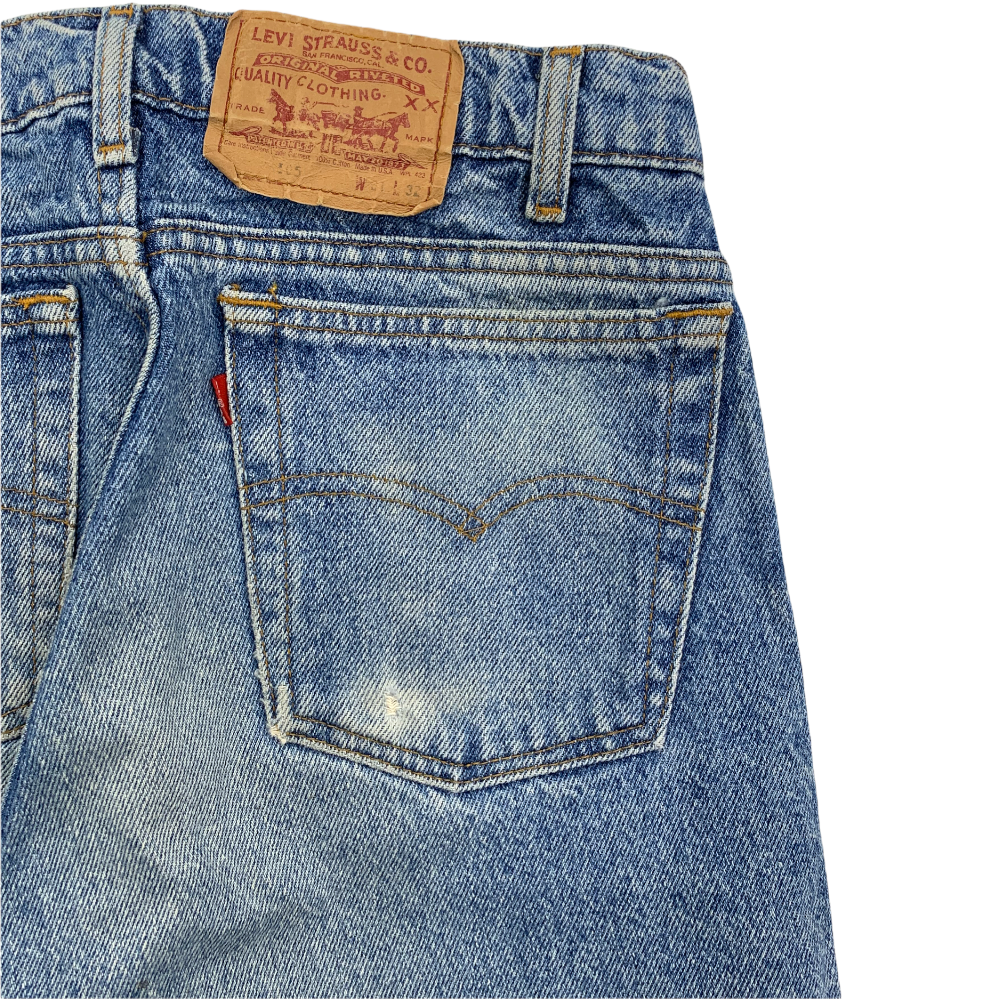 Faded ‘90s Levi’s 505 Denim Jeans - Medium Wash - 29x31