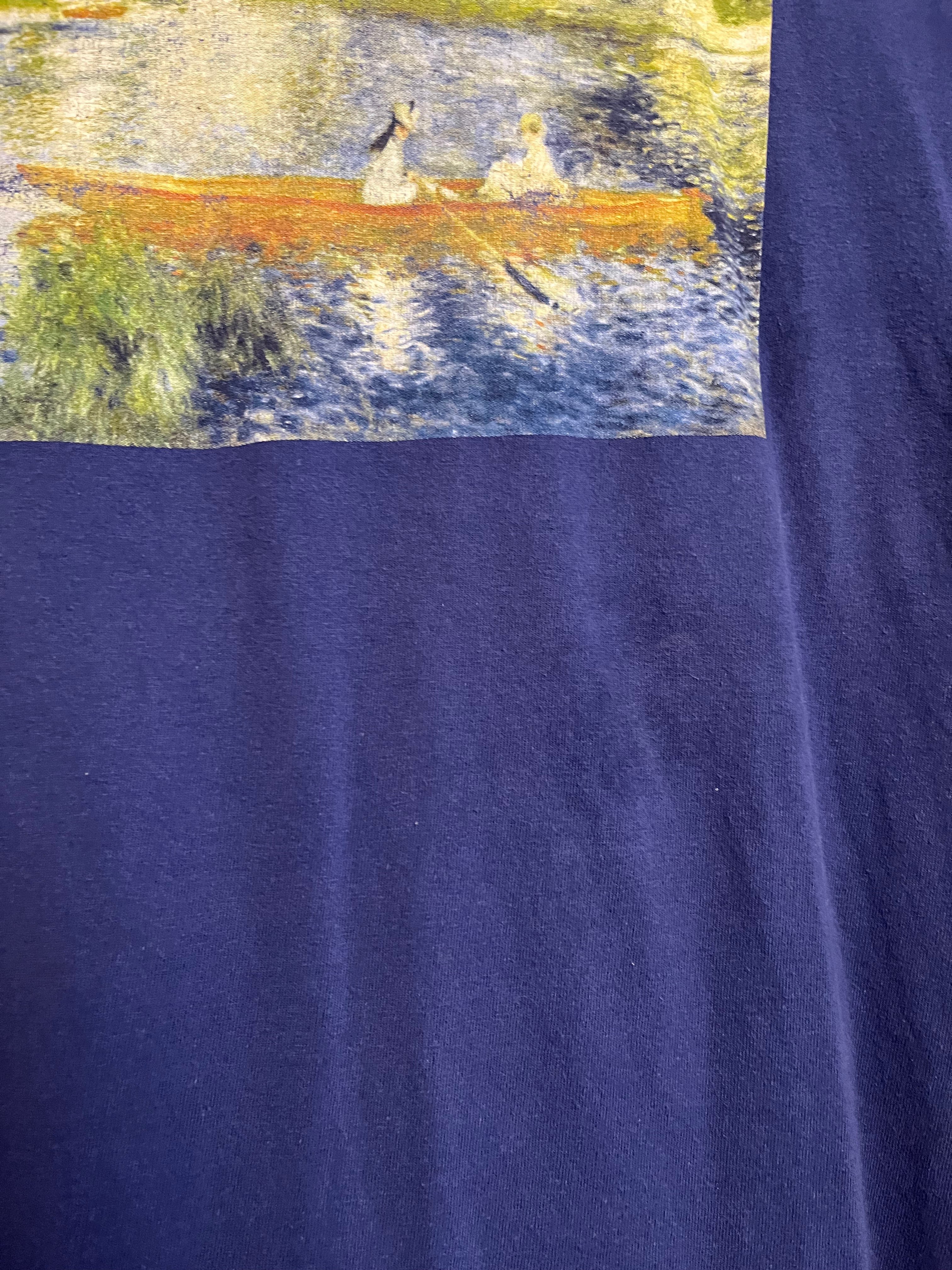 Renoir ‘The Skiff’ Philadelphia Museum of Art 90s T-Shirt - Sapphire Blue - M