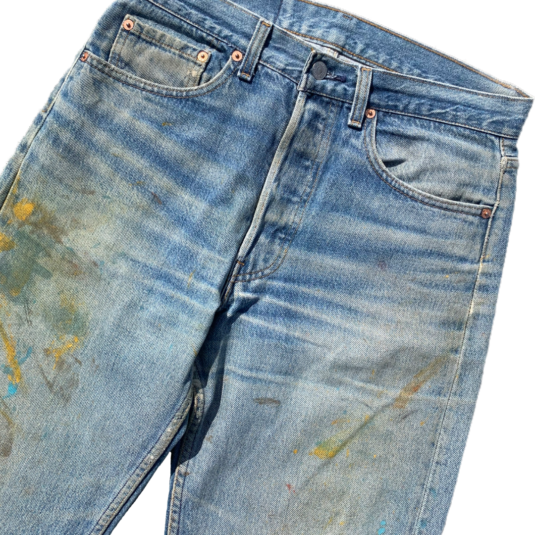 Vintage Levi’s 501 Painter Denim Jeans - Medium Wash - 31x33