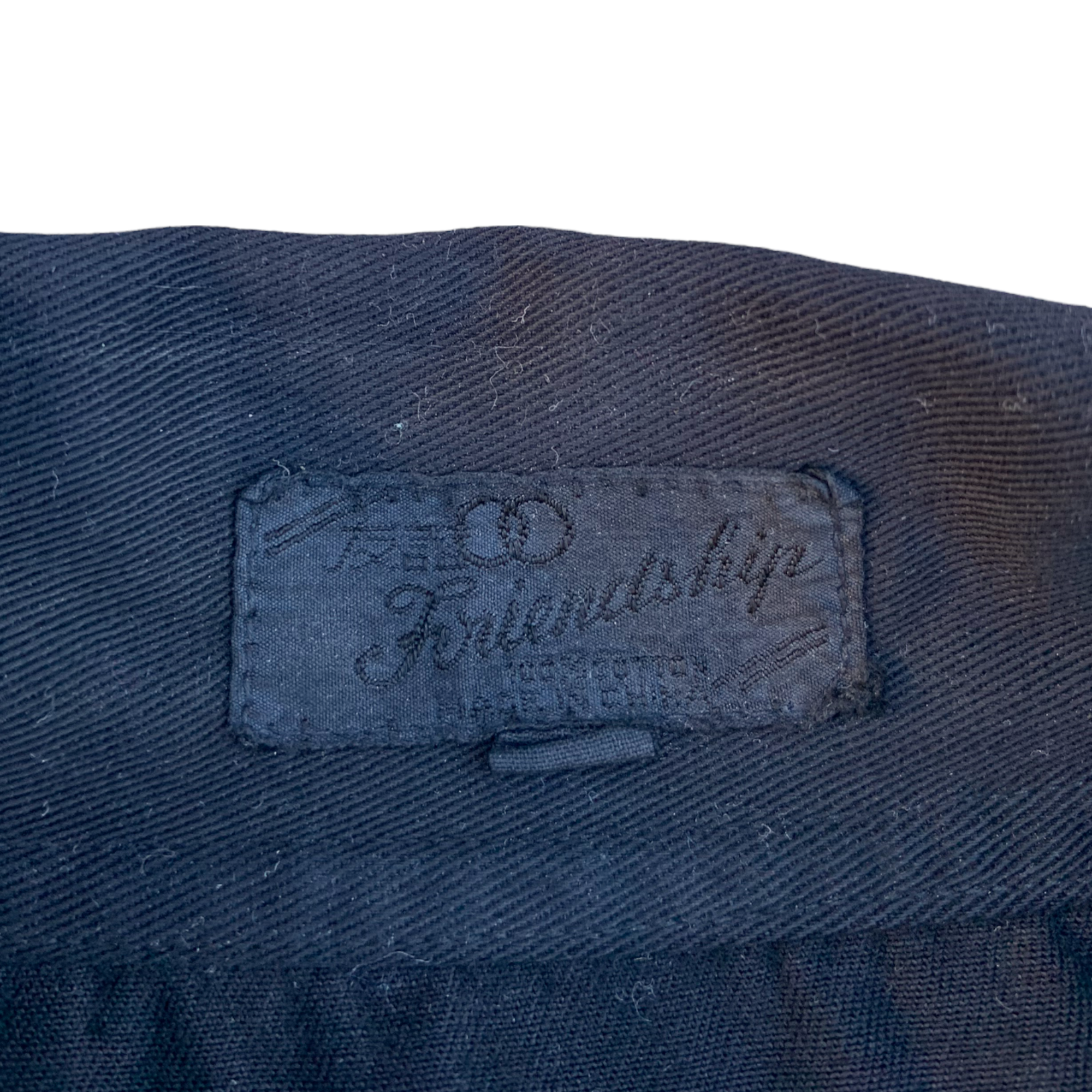1970s ‘Friendship’ Brand Dyed Chinese Work Jacket - Black - S